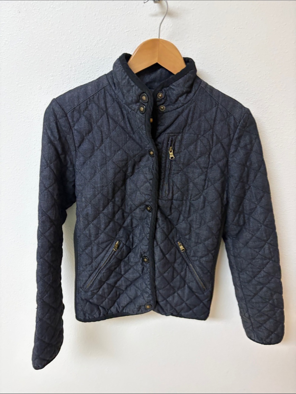 Quilted Dark denim Women’s Jacket - size S
